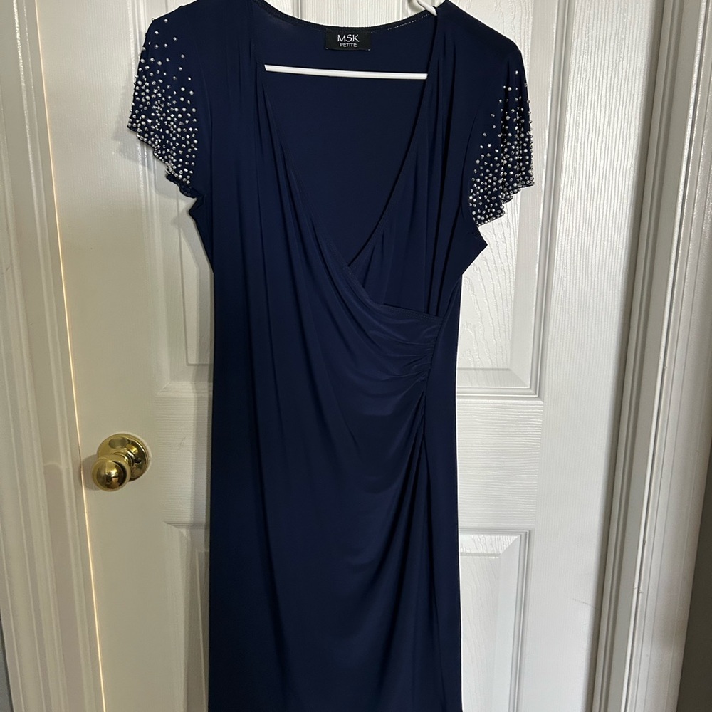 MSK Navy Blue Women's Dress